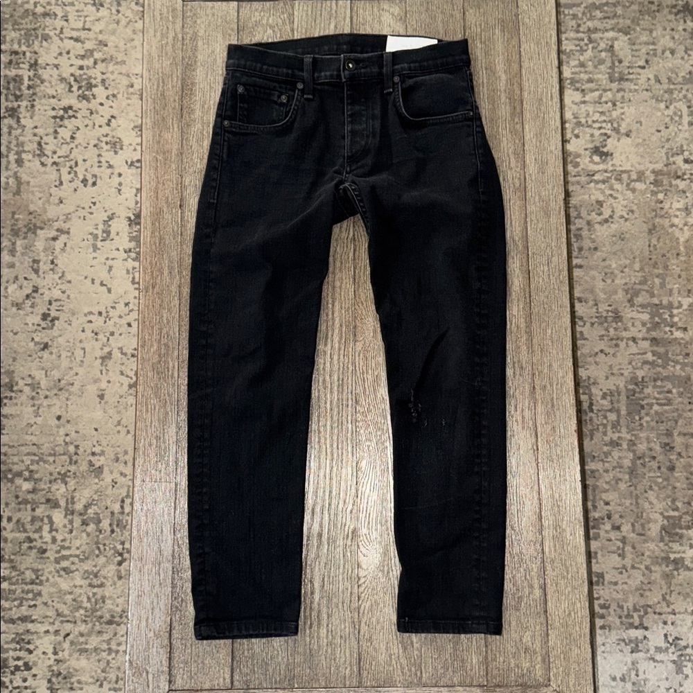 rag & bone Fit 1 Extra Slim Jeans Black